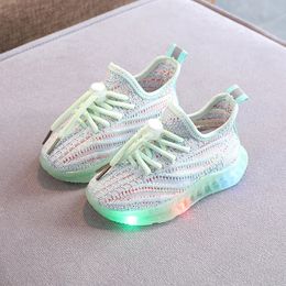 Taille 2130 LED Baby Chaussures Luminal Boys Boys Blows Childre