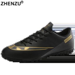 Maat 32-47 Zhenzu Dress Men Football Boots Kids Shoes Boy Girl Ag/TF Ultralight Soccer Cleats Sneakers 231116 5175