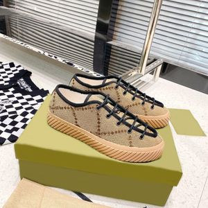 Maat 41 mannen dames sneaker mode casual schoenen slang chaussures lederen sneakers aas borduurstrepen schoen wandelen heren sporttrainers kat