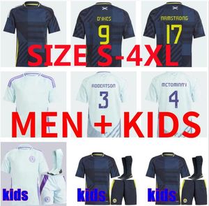 2024 2025 Écosse Home Away Soccer Jerseys Special Edition McGinn Tierney McTominay Football Shirt 24 25 Christie McGregor Men Kids Kit Robertson