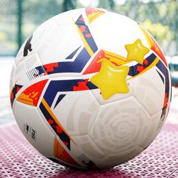 Taille 5 Football Adultes Standard Futsal Professional Training Match Pu Adhesive Using-Resistant Anti-Slip Durable Soccer Ball
