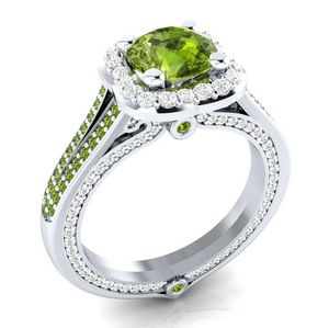 Maat 6-10 bruiloft band ring voor vrouwen vintage sieraden handgemaakte 925 stelring zilver gevulde ronde vorm multi-edelstenen CZ belofte meisje ringen