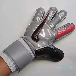 Maat 8 9 10 Doelmanhandschoenen voor volwassen merk met vingersave bescherming Bar latex voetbal doelman voetbal Luvas Guantes