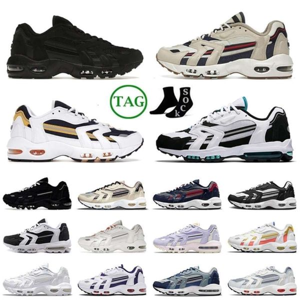 Taille Big US 11 Max 96 Chaussures de course Goldenrod Air Triple Blanc 96s II Baskets Airsmax Baskets Persan Violet Femmes Sports Mystic Teal Ashen Slate Beach 36-45