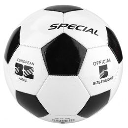 Tamaño clásico 5 negro de fútbol blanco PVC Balls de fútbol Match Match Balls de entrenamiento Balls Estudiantiling Entrenamiento de niños Partido