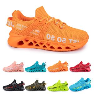 Taille Gai Breathable Big Big Fashion Toivas Chaussures Breffable Bule Bule Green Casual Homme Trainers Sports Sneakers A14 488 WO