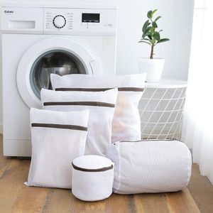 Filet de lavage de sac à linge en maille de Polyester de taille pour la Protection de sacs de soutien-gorge de vêtements de poche de Machine de chaussette de sous-vêtements