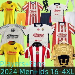 Taille S-4xl Liga MX 24 25 Club America Soccer Jerseys Leon Troisième 2024 2025 MEXICO LEON TIJUANA Tigres Unam Chivas Guadalajara Cruz Azul Football Shirts