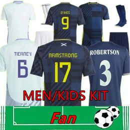 Taille S-4xl 24 25 Scotland Soccer Jersey Blue Special Edition Tierney Dykes Adams 2024 2025 Football Shirt Christie McGregor McKenna Men Kit Kids Uniforme