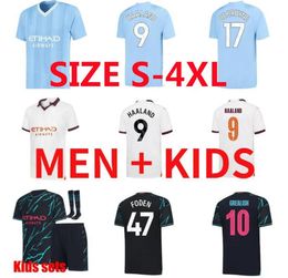 HAALAND VOETBALSHIRTS Gvardiol DE BRUYNE FODEN citys MANS CITIES FINAL ISTANBUL KIT GREALISH voetbalshirt kinderen 23 24 J.Alvarez MANCHESTE NIEUWJAAR uniform