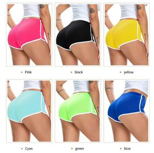 Maat S-XXL, 5 kleuren Bestverkopende damesshorts Hotpants Europese en Amerikaanse dames sexy hardloopelastische sportshorts Yoga Yogabroeken a047