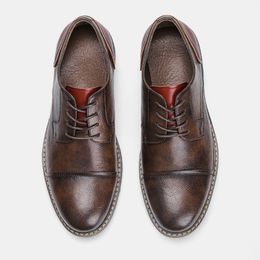 Taille US US Grands hommes habille chaussures Business Oxfords décontractée pour l'homme
