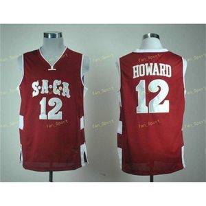 SJ Hot Saca High School 12 Dwight Howard 12 Jerseys Mens Basketball Jersey Vintage Stitched Shirt Collection Classic Sport Christmas Sale