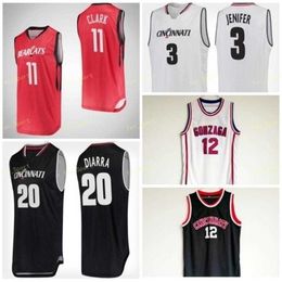 Sj NCAA College Cincinnati Bearcats Basketball Jersey 2 Keith Williams 3 Chris McNeal 5 Trevor Moore 10 Mika Adams-Woods 13 Tre Scott Custom