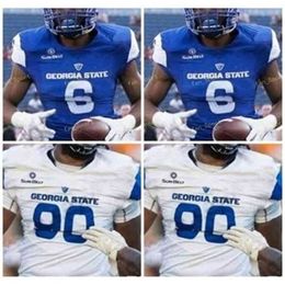 Sj NCAA College Jerseys Georgia State GSU 27 Terrance Dixon 28 Seth Paige 45 Roger Carter Cornelius McCoy Aubry Payne Albert Wilson personnalisé