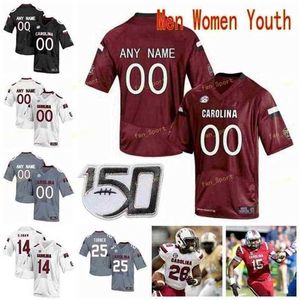 SJ NCAA College Jerseys South Carolina Gamecocks 70 Hank Manos 8 Randrecous Davis 81 Hayden Hurst 84 Jared Cook 5 Rico Dowdle Custom Football