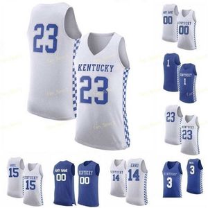 Sj NCAA College Kentucky Wildcats Basketball Jersey 22 Shai Gilgeous-Alexander 15 Cousins 0 Quade Green 2 Ashton Hagans Custom Stitched