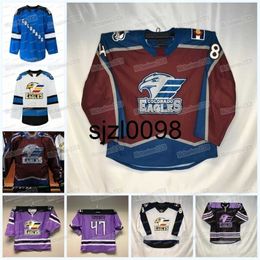 Sj98 Colorado Eagles Hockey Jersey AHL Custom Dames Jeugd Sampo Ranta Justin Barron Roland McKeown Alex Newhook Robert Hamilton