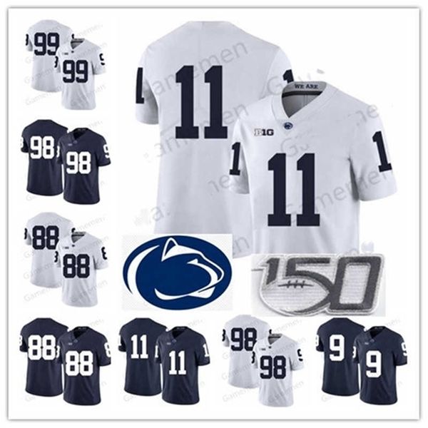 Sj98 Penn State Nittany Lions Marcus Allen College Football Maillots Trace McSorley Micah Parson Saquon Barkley PSU Jersey Jeunes hommes