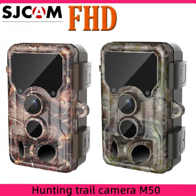 SJCAM M50 24MP 1296P Wildlife Trail Camera Photo Trap 38-IR LED PIR Hunting Camera Wildlife WiFi 2.4GHz Surveillance Tracking