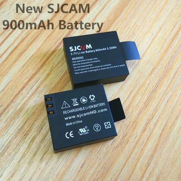SJCAM Batería original Cargador 1050/ 1350mAh Batería para SJ4000 Air/ WiFi SJ5000 EKEN H9R H9 H5S H6S Accesorios de cámara