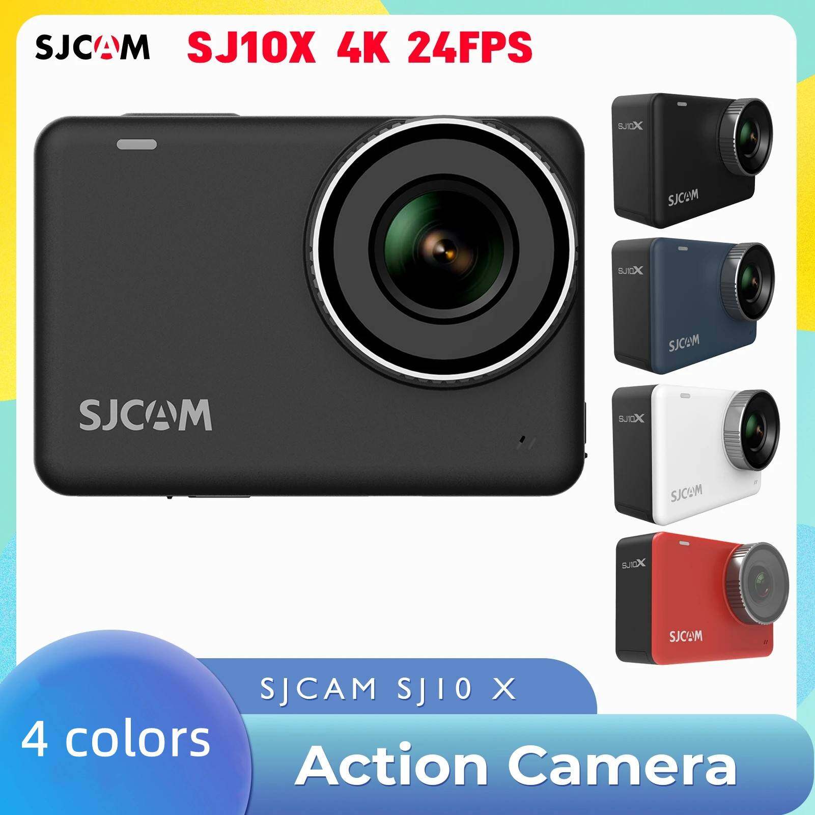 Экшн-камера SJCAM SJ10X SJ10 X 4K, 24 кадра в секунду, 10 м, водонепроницаемый корпус, Wi-Fi 2,33, сенсорный экран, гироскопическая стабилизация, прямая трансляция DV