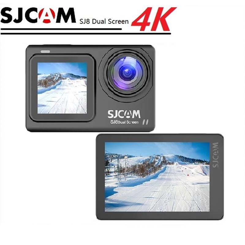 SJCAM SJ8 Dual Screen Action Camera 4K 30FPS 20MP Waterproof WiFi Night Vision DV Sports Cameras 2.33' Touch Screen+1.3' Front Screen