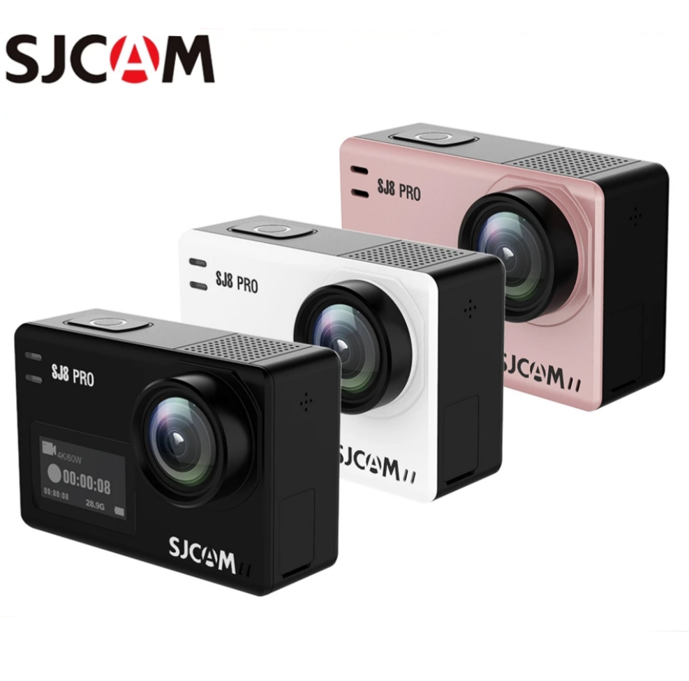 SJCAM SJ8 Pro 4K 60FPS WiFi remoto Ultra HD Câmera de ação para esportes radicais Conjunto completo de acessórios Caixa Streaming ao vivo DV Camcorder