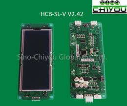 SJEC lift onderdelen COP LOP LCD Display Board HCB-SL-V V2.41./2.42 Originele indicator