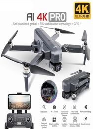 SJRC F11 4K Pro GPS Drone con 5G WiFi FPV 4K HD Camera Twoaxis antishake Gimbal F11 Quadcopter sin escobillas VS SG906 Pro 2 Dron8765121