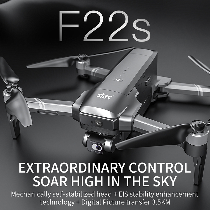 SJRC F22S 4K PRO DRONE 4K HDカメラ障害物回避ドローン付きプロファイルGPS 2軸安定化ジンバル5G FPV RC Quadcopter