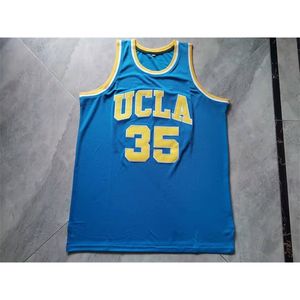 sjzl Jersey de baloncesto personalizado Hombres Mujeres jóvenes UCLA Bruins Sidney Wicks High School Throwback Tamaño S-2XL o cualquier nombre y número de camisetas