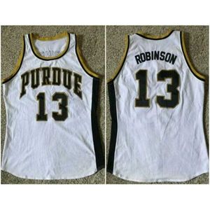 Sjzl98 13 Glenn Robinson Purdue College Basketball Jersey Queensway Custom Throwback Sports Personnalisez n'importe quel nom et numéro