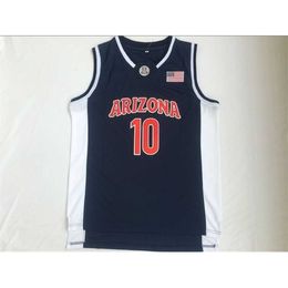 Sjzl98 24 Andre Iguodala 10 Mike Bibby Arizona Wildcats Maillots de basket-ball Vintage Throwback Broderie cousue