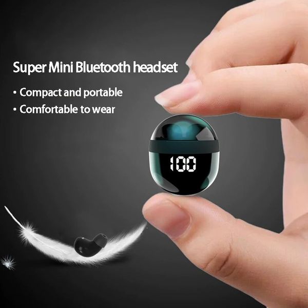 Casque Bluetooth sans fil SK18 Superbass EarphoneSTWS avec MIC Smart Touch HeadphonesInvisible MINI EARBUDS RÉDUCTION DU BROIT 240411