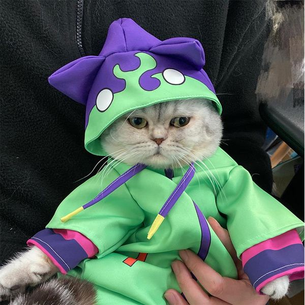 SK8 the Infinity Miya Costume Cosplay Hoodie avec Chapeau Chat Chien Pet Clothes309r