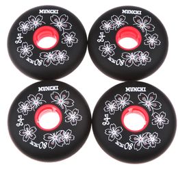 Accesorios para patines, 4 piezas, rueda de repuesto para Fitness de hockey sobre patines en línea, 84a, 72mm, 76mm, 80mm, 230706
