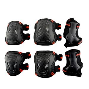 Skate Beschermende Gear 6 Stuks Set Volwassen Kinderen KnieElleboog Pads beschermende versnellingen voor skateboard Fiets Ijs Inline Roller Protector Kids Scooter 230706