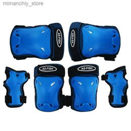 Skate Protective Gear Équipement de protection de patinage à roulettes pour enfants Patins de patinage pour adultes Balance Car Sports Skateboard Garçons et filles 6pcs Set Q231031