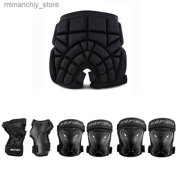 Skate Protective Gear Rouleau Skating Elbow Gnee Tampons de poignet Casque Childre