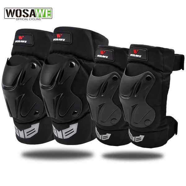 Equipo de protección para patines WOSAWE Adulto Ciclismo Rodilleras Conjunto de coderas Motocicleta Patineta Brace Guards Protector Bike Racing Ski 230713