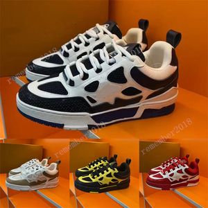 Skate Sk8 Sneakers Designer Trainer Sneaker Chaussures décontractées Chaussure Runner Shoe Outdoor Cuir Fleur Running Fashion Classic Femaux Chaussures Men Taille 35-45 R29