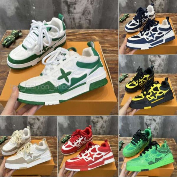 Skate Sk8 Sneakers Designer Trainer Sneaker Zapatos casuales Runner Shoe Outor Flower Flower Fashion Mujeres Mujeres Hombres