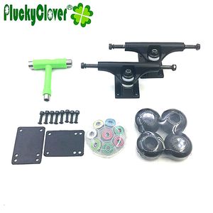 Skateboardonderdelen Combo ~ 8 stcs ABEC9 Integrated Spacer Skateboard lagers 608rs Longboard T-Tool Skateboard Truck Lagers Wheels