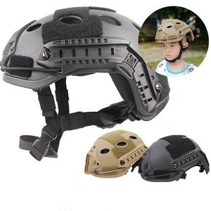 Skates Helmen 1 stks Snelle Tactische Helm Anti-smash Tabby Winter en Zomer Army Fan Training Helm Protector 230614