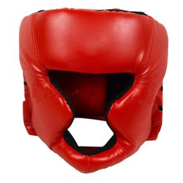 Patins Casques Adultes Boxe Tête Garde Casque Pratique Formation Protection Couvre-chef Accessoire Rouge 230619