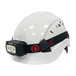 Casques de patins Darlingwell CR06X Casque de sécurité avec lumière LED CE ABS HardHat ANSI Industrial Work Caps At Night Head Protection 230107