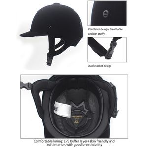 Casques de patins Casque d'équitation respirant demi-couverture unisexe classique casquettes de Protection sport réglable Anti-impact garde hommes femmes L 230922