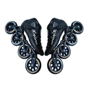 Skates inline rolschaatsen 4 wielen inline snelheid schaatsenpatines grote schaats mes snelheid schaatsen schoenen schoenen race kinderen volwassenen carbon f