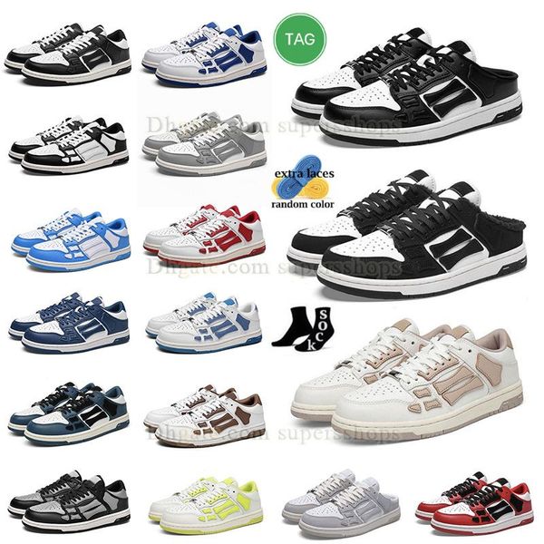 Skel Top Low Chaussures de course AIVIIRI Casual Bone Light Hot New Gris Noir Blanc Vert Violet Nvay Bleu Flouresece Jaune Mode Hommes Femmes Baskets Originales Baskets